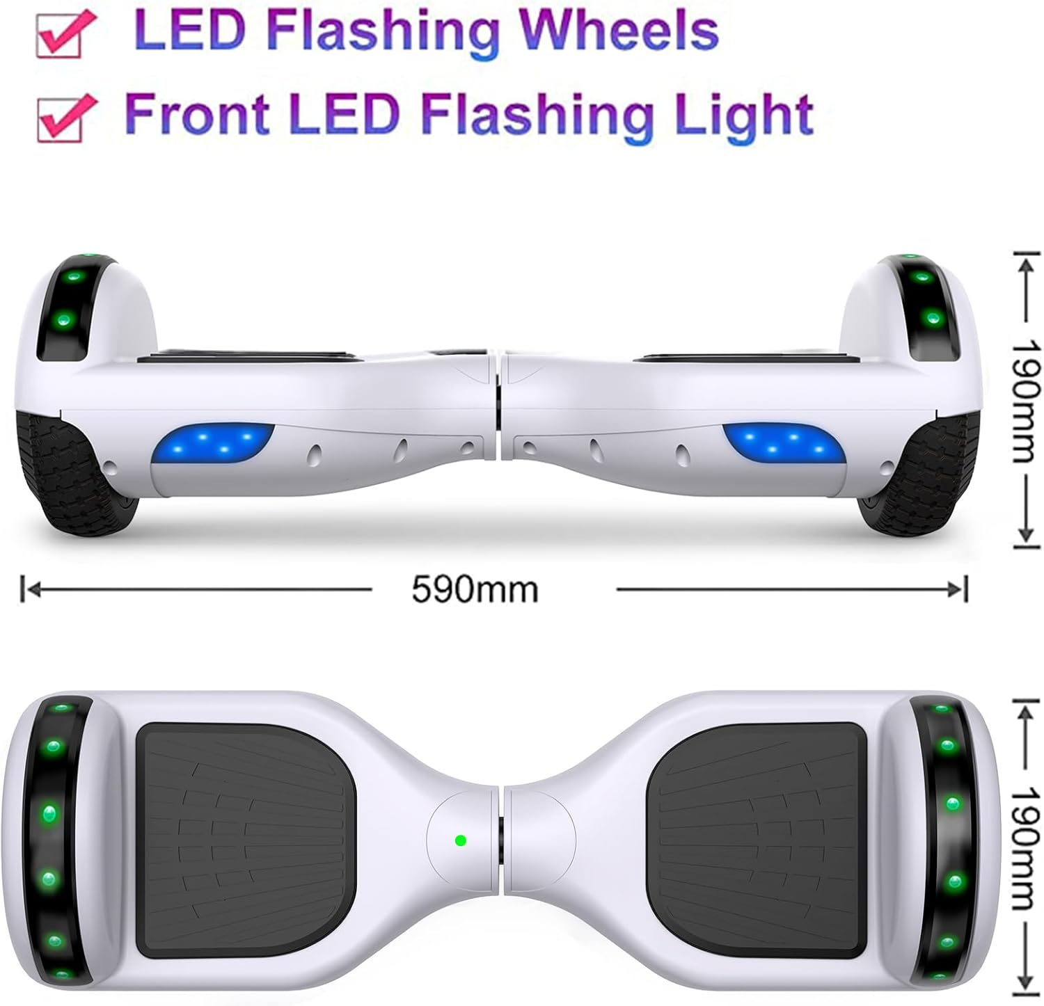 Thumbnail 1 de Hoverboard per bambini con altoparlante Bluetooth