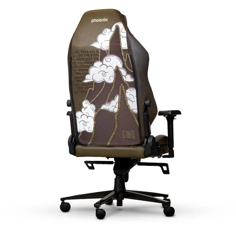 Detalle 2 de Silla gaming Phoenix Monarch Moria XL: edición limitada en cuero napa y terciopelo