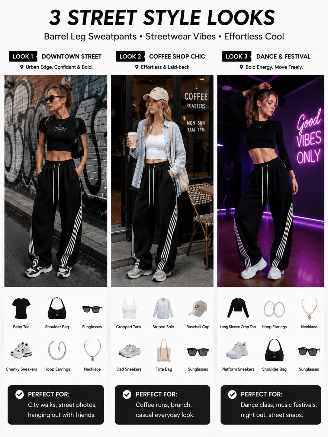 Thumbnail 6 de EMMIOL Women's Sweatpants, Cotton Blend