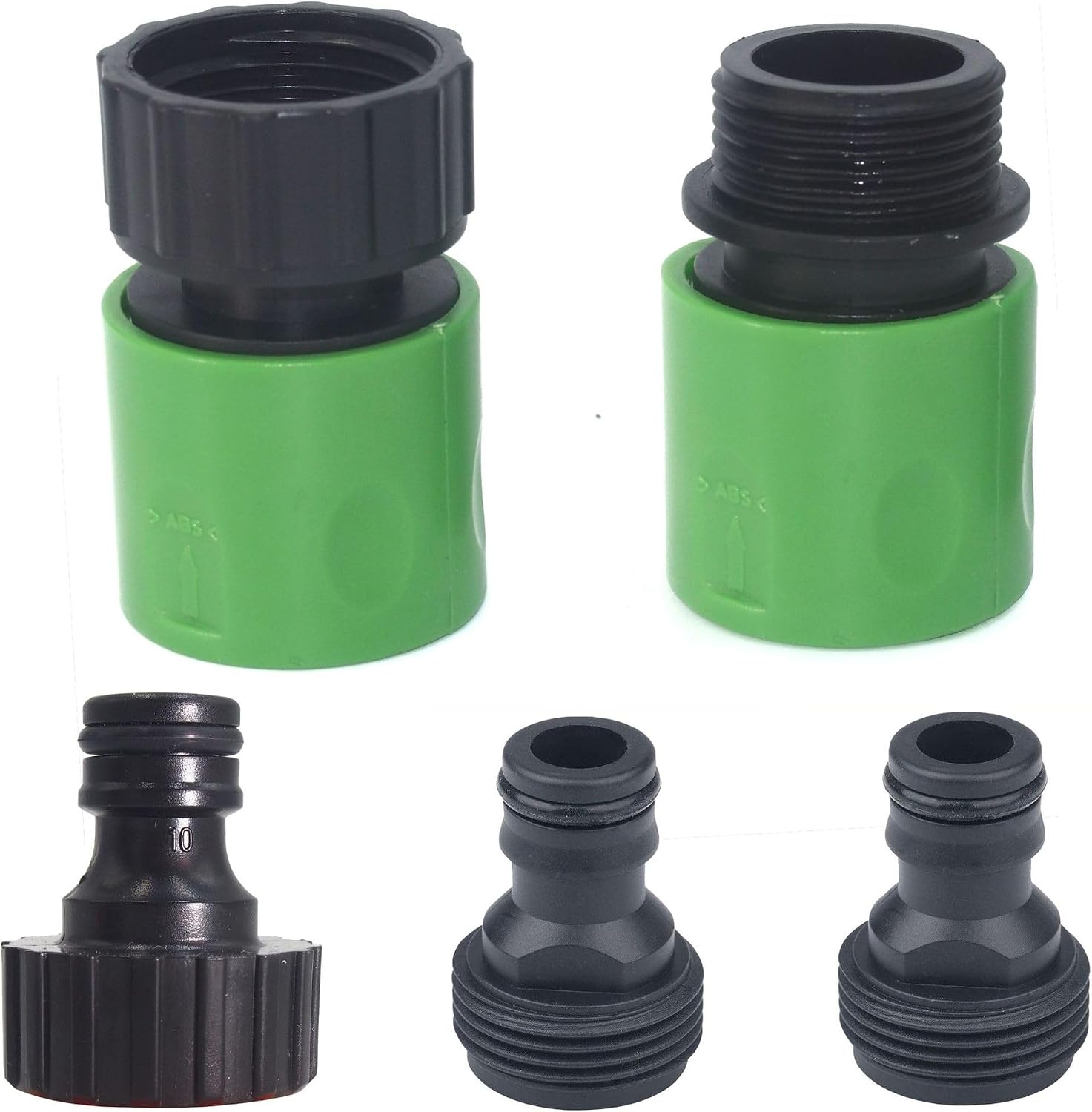 Detalle de VEHIRANS Garden Hose Connector Set, 3/4-Inch Internal Thread