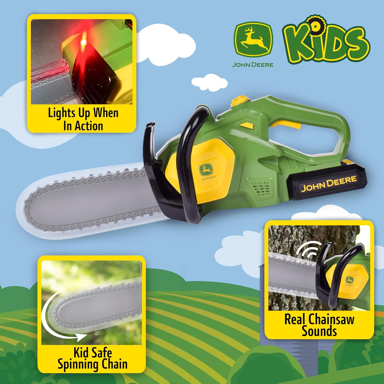 Detalle de John Deere Toy Chainsaw