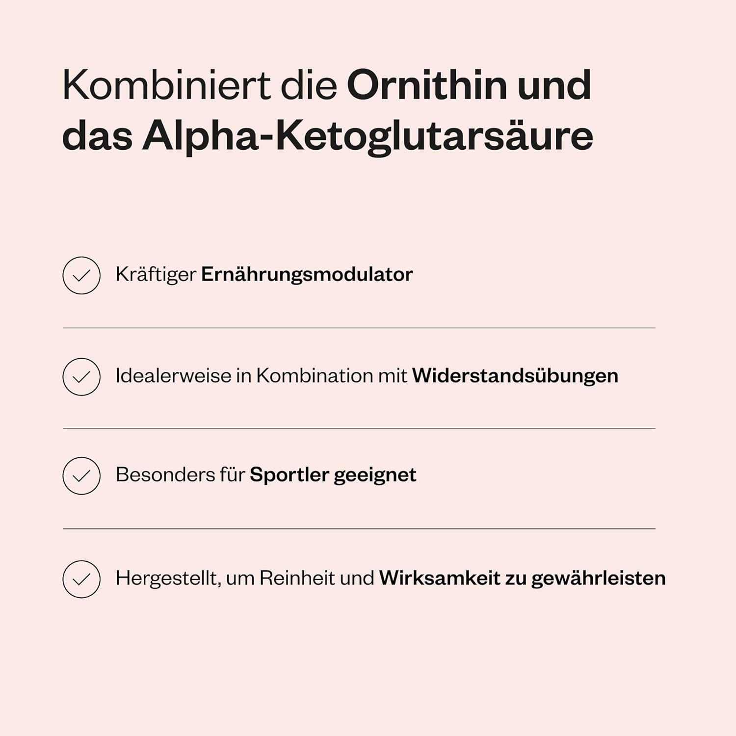 Thumbnail 3 de Ornithin Alpha Ketoglutarat (OKG) von SuperSmart – unterstützt Proteinsynthese und Muskelaufbau (vegan)