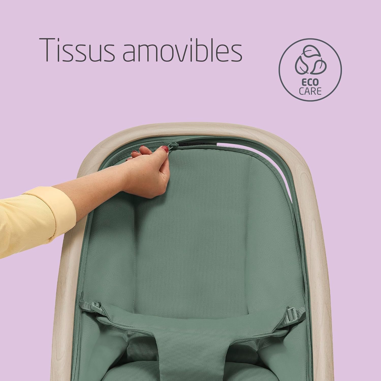 Thumbnail 6 de Maxi-Cosi Kori Chaise Transat Bebe 2-en-1 Essential Graphite (0-6 mois, jusqu’à 9 kg)