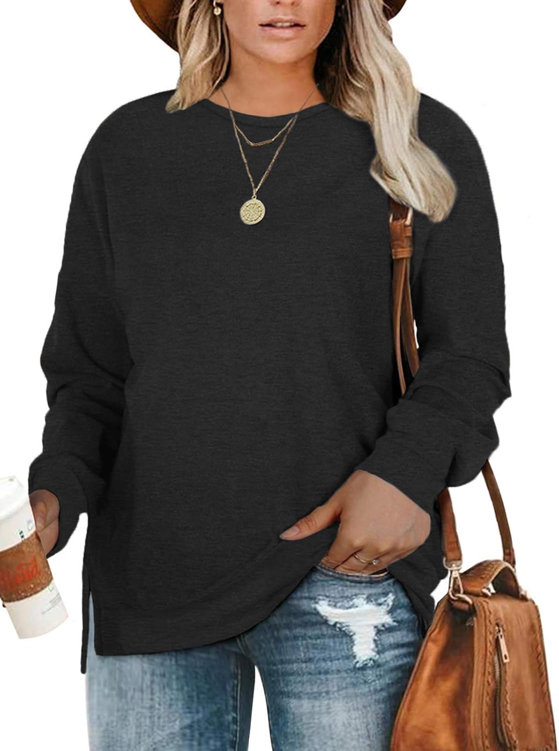 Thumbnail 6 de DOLNINE Plus-Size Sweatshirt plus-size pullover for women