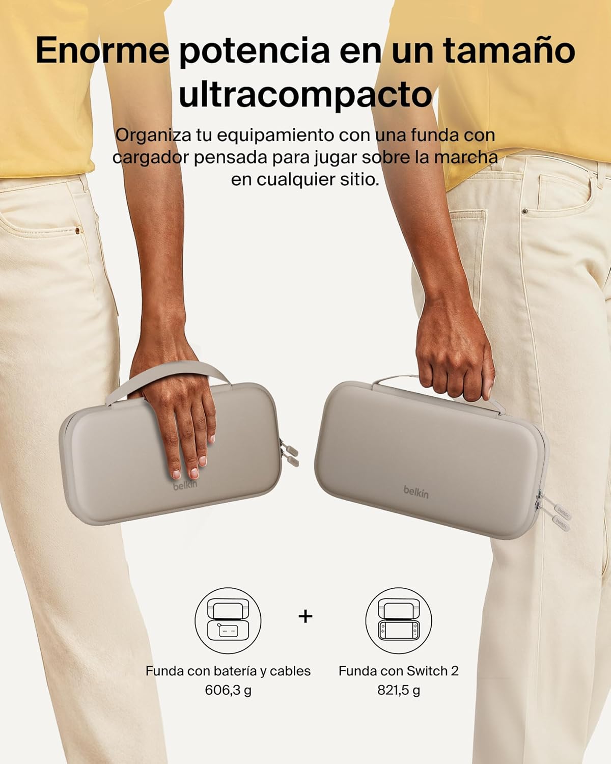 Thumbnail 3 de Belkin Gaming funda Switch 2 con batería 10000mAh