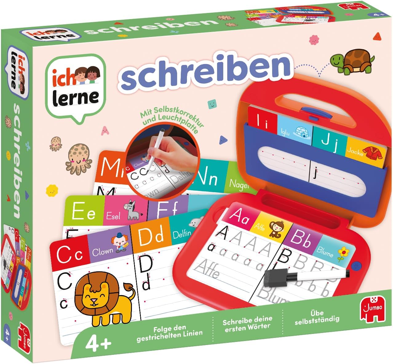 Detalle de Jumbo Ich lerne schreiben – Lernspiel für Kinder ab 4 Jahren