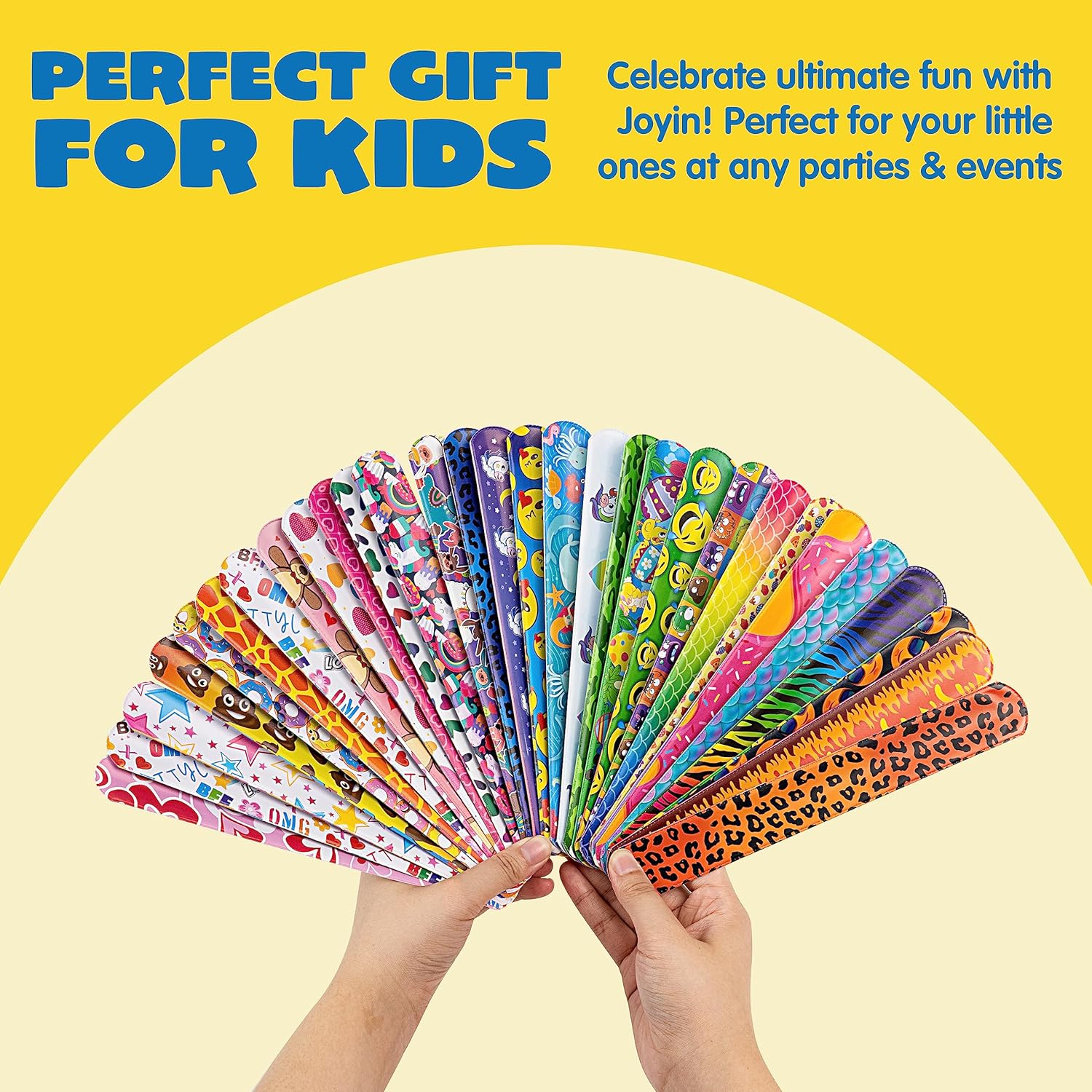 Thumbnail 4 de JOYIN 144-Piece Slap Bracelets for Kids — Animal & Friendship Bulk Wristbands