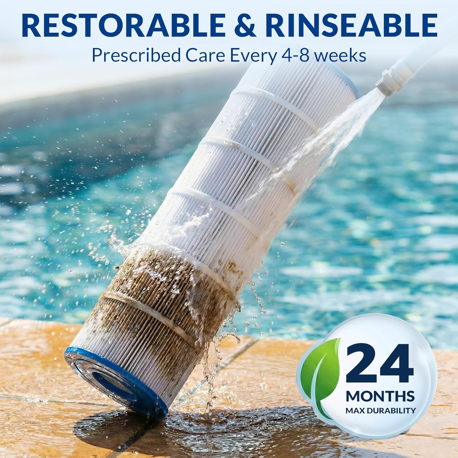 Thumbnail 5 de Swimara SW-PCC105-Ultra Series Pool Filter Cartridges, 420 sq ft, 4-Pack