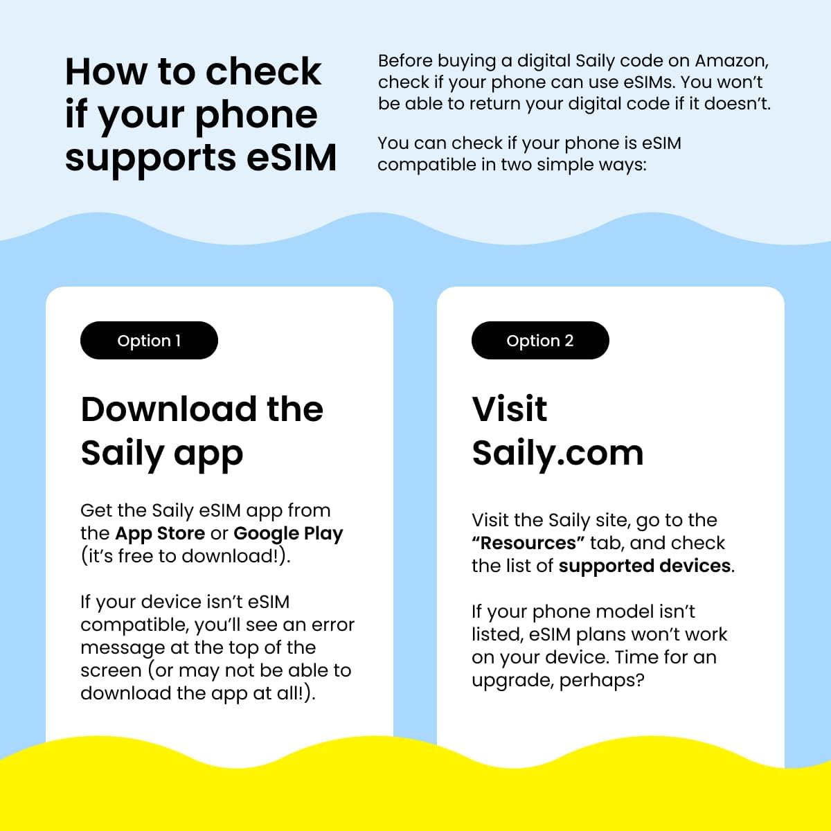 Detalle 2 de Saily eSIM Data Plan for the USA — 10GB/30 Days (Digital Code)