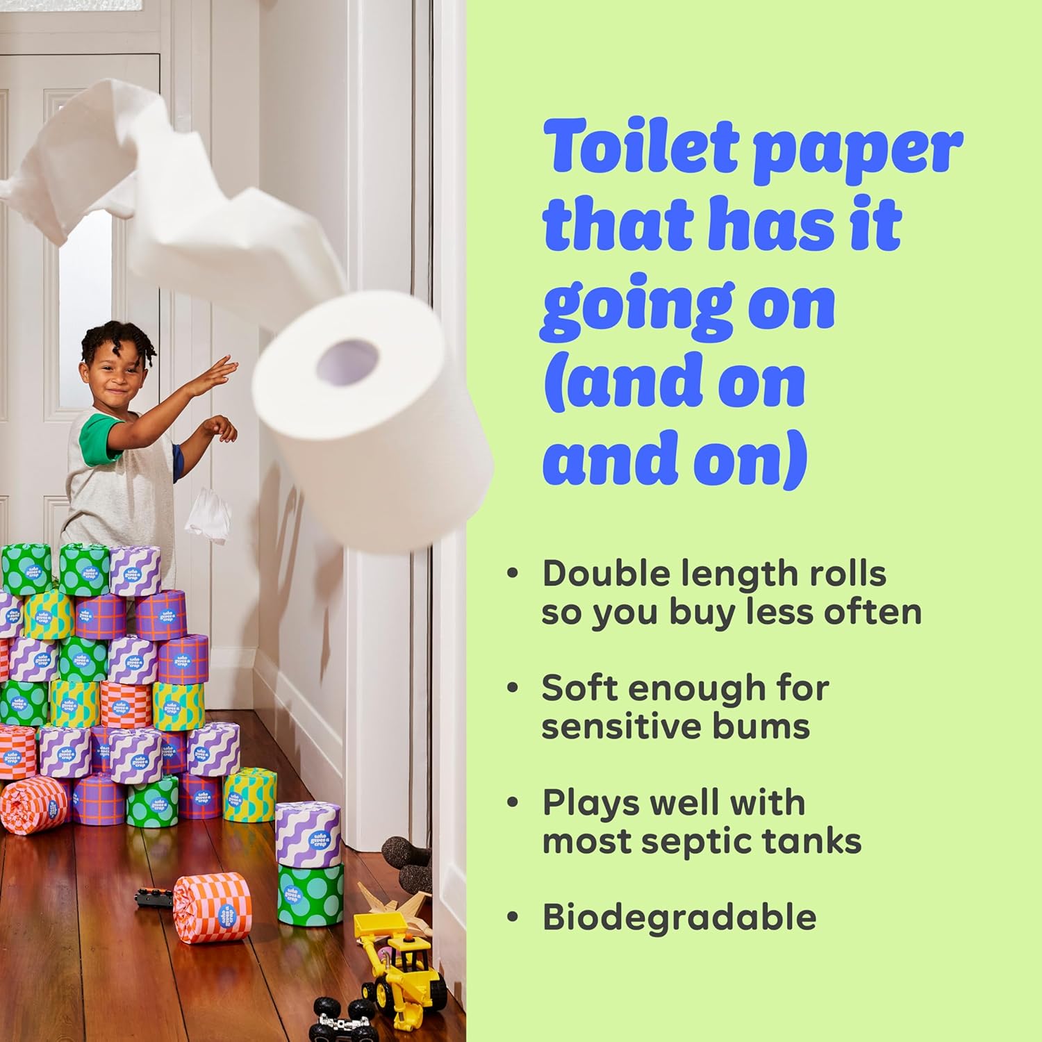 Thumbnail 4 de Who Gives A Crap 100% Recycled Toilet Roll