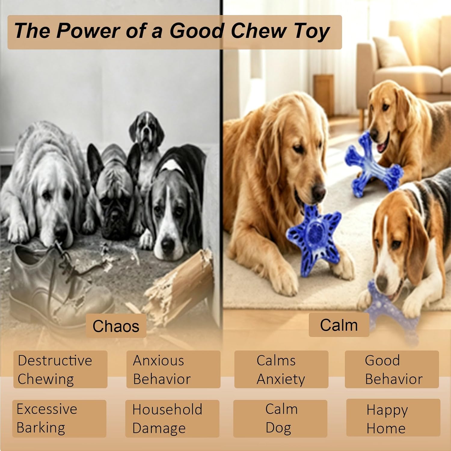 Detalle 2 de YINEYA Dog Chew Toys 3-Pack