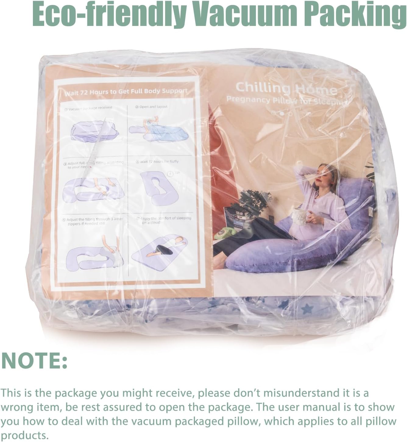 Thumbnail 3 de Chilling Home 2-in-1 Pregnancy Pillow XXL