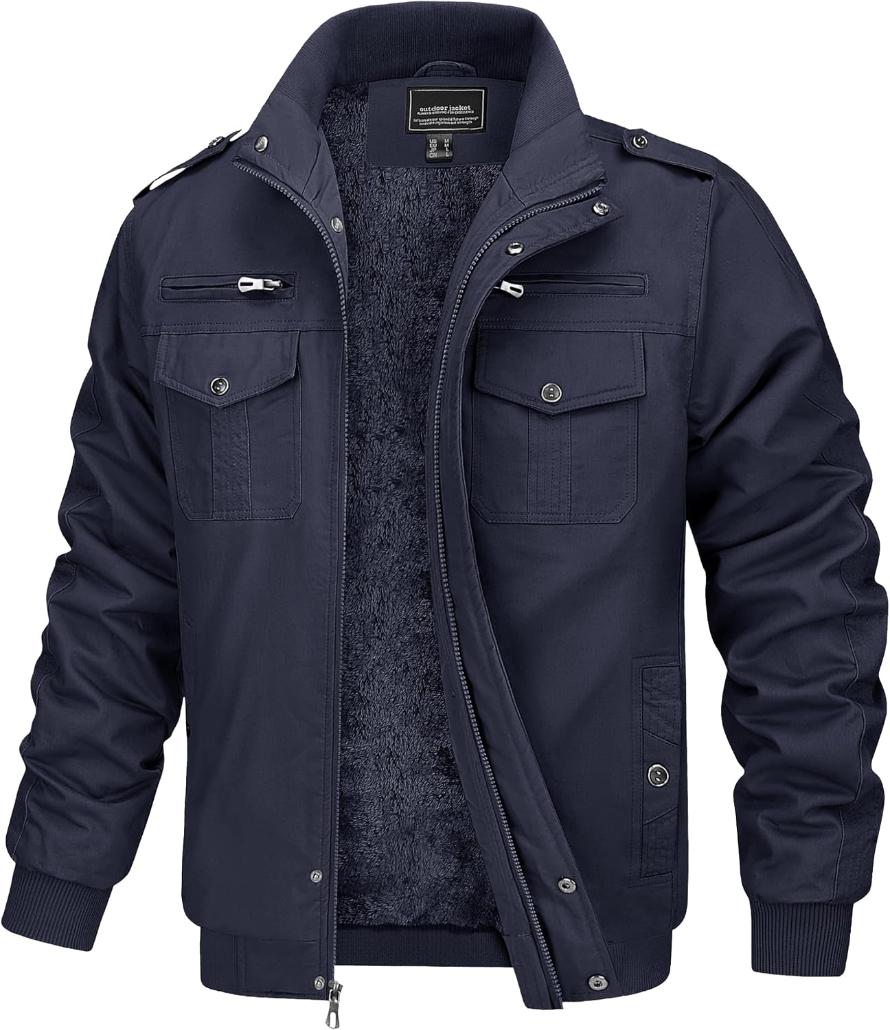 Thumbnail 6 de MAGCOMSEN Winterjacke Herren Warmfleecejacke ⛑