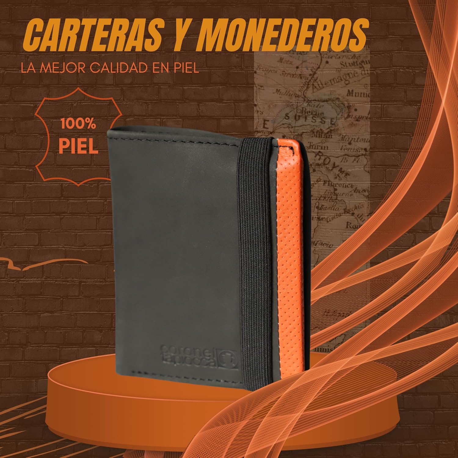 Thumbnail 1 de Coronel Tapiocca Cartera Aladino Negra para hombre