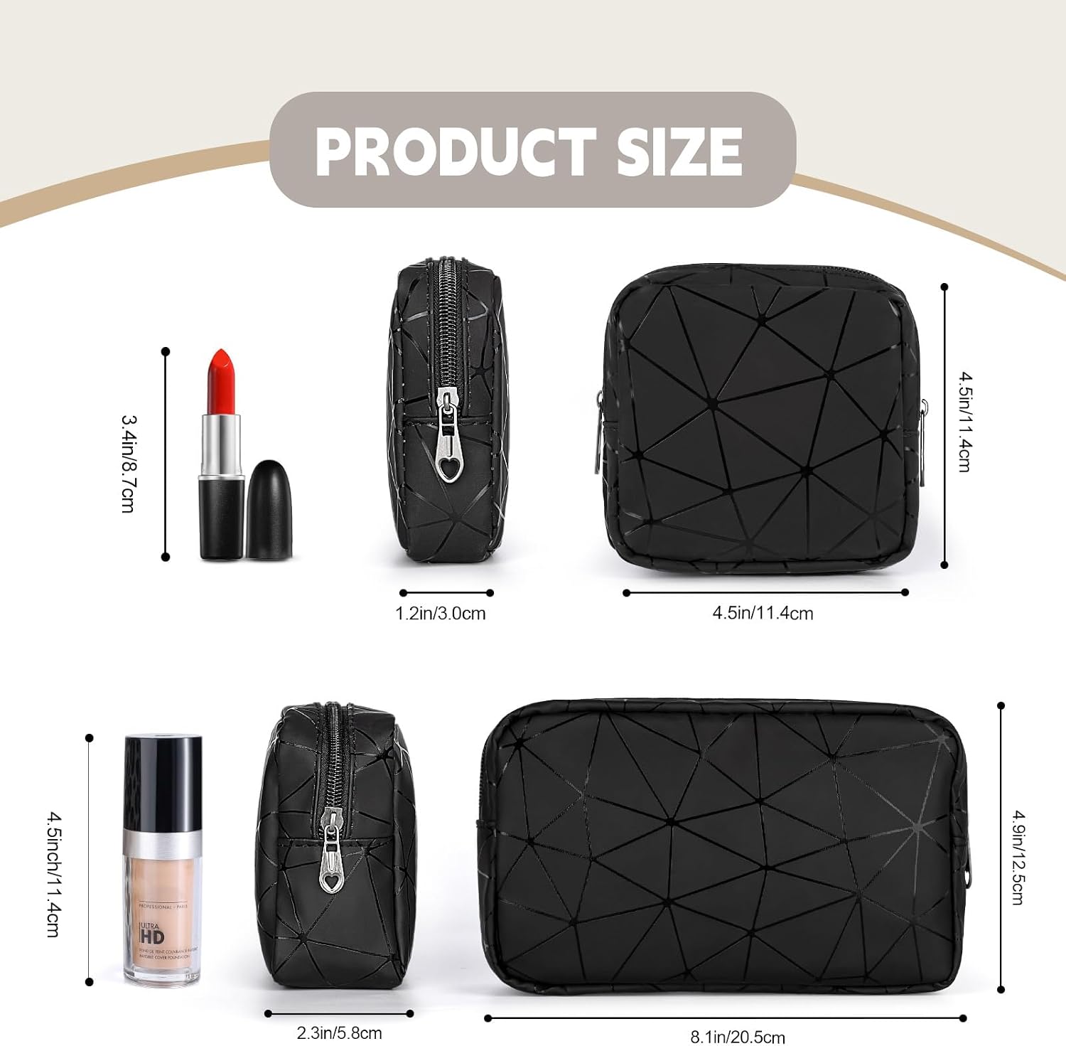 Detalle de Playexen Makeup Bag Set, 2-Piece