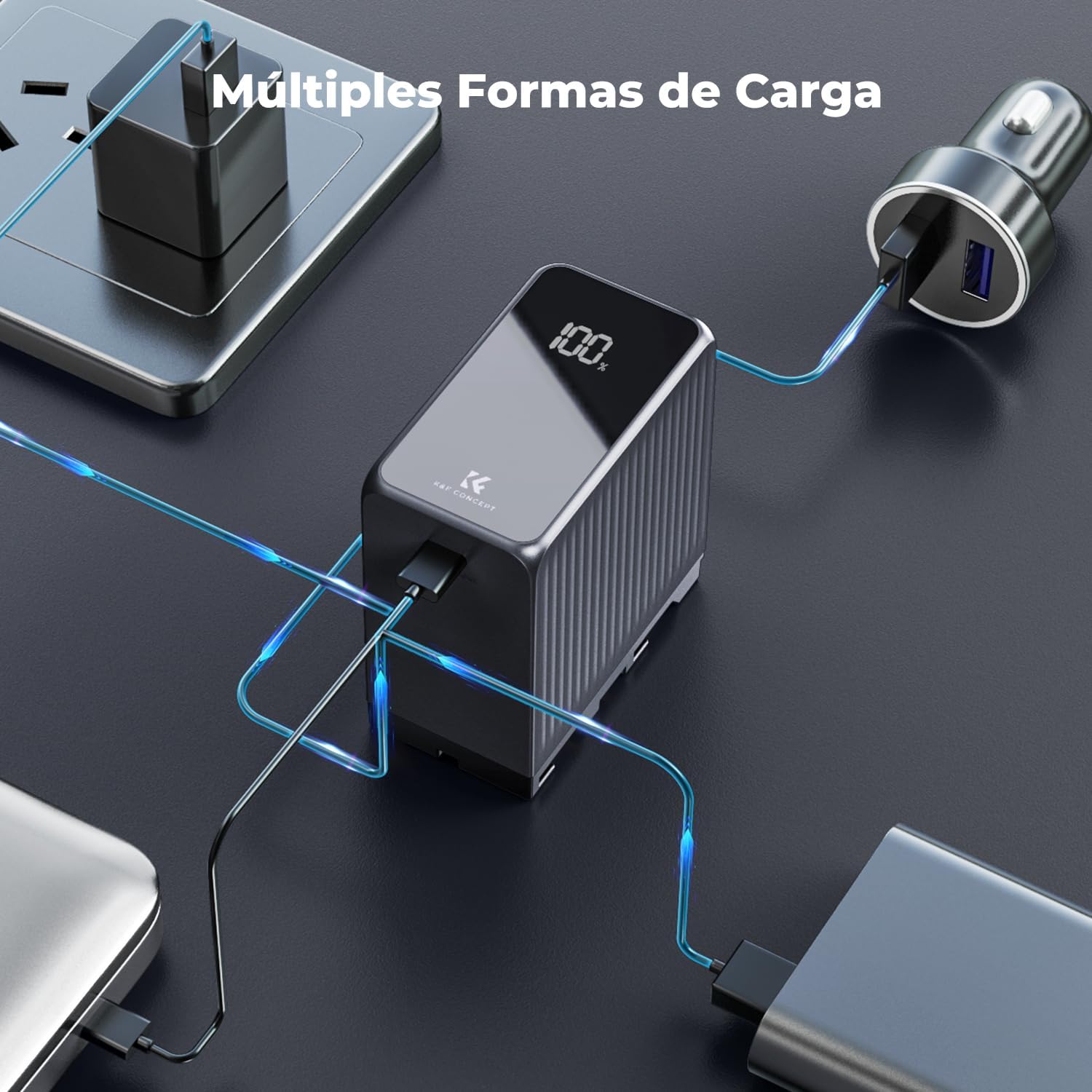 Thumbnail 6 de K&F CONCEPT NP-F970 Batería 10.500mAh