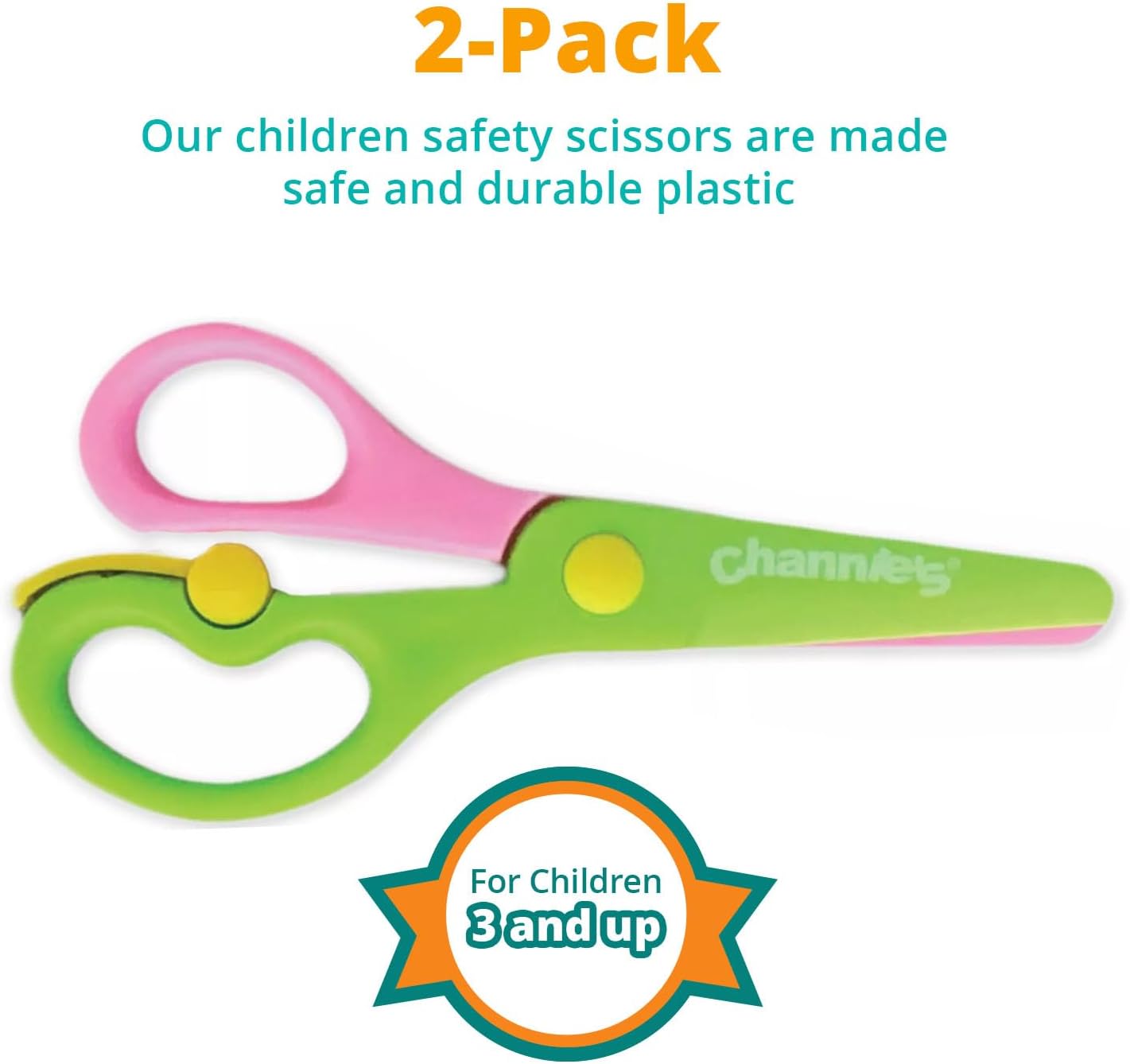 Thumbnail 3 de Channie's Safety Scissors for Small Hands (Ages 3-5) - 2 Pack