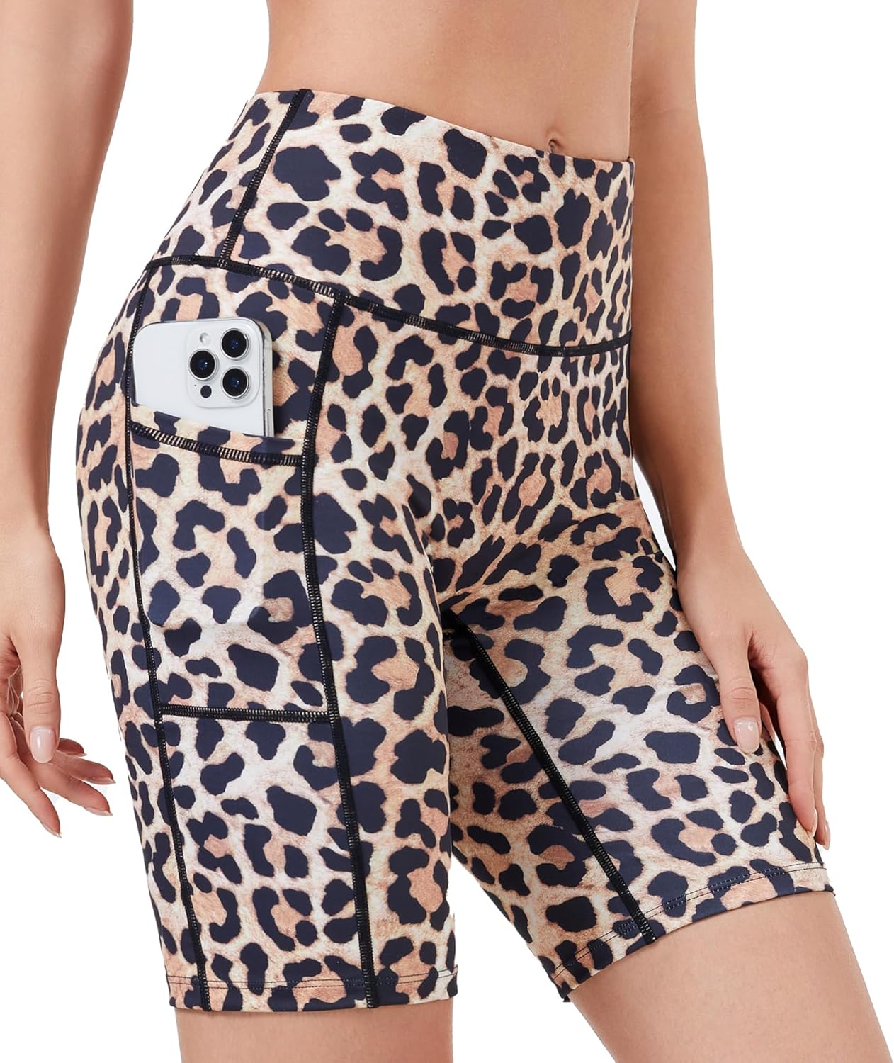 Thumbnail 6 de SIMIYA High Waist Cycling Shorts for Women with Tummy Control, Stretch & Pockets