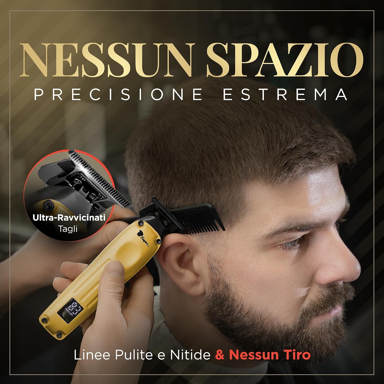 Thumbnail 4 de Fagaci Macchinetta Professionale Zero Gap — Tagliacapelli Professionale Brushless 7200 RPM e Lame Ceramica/DLC