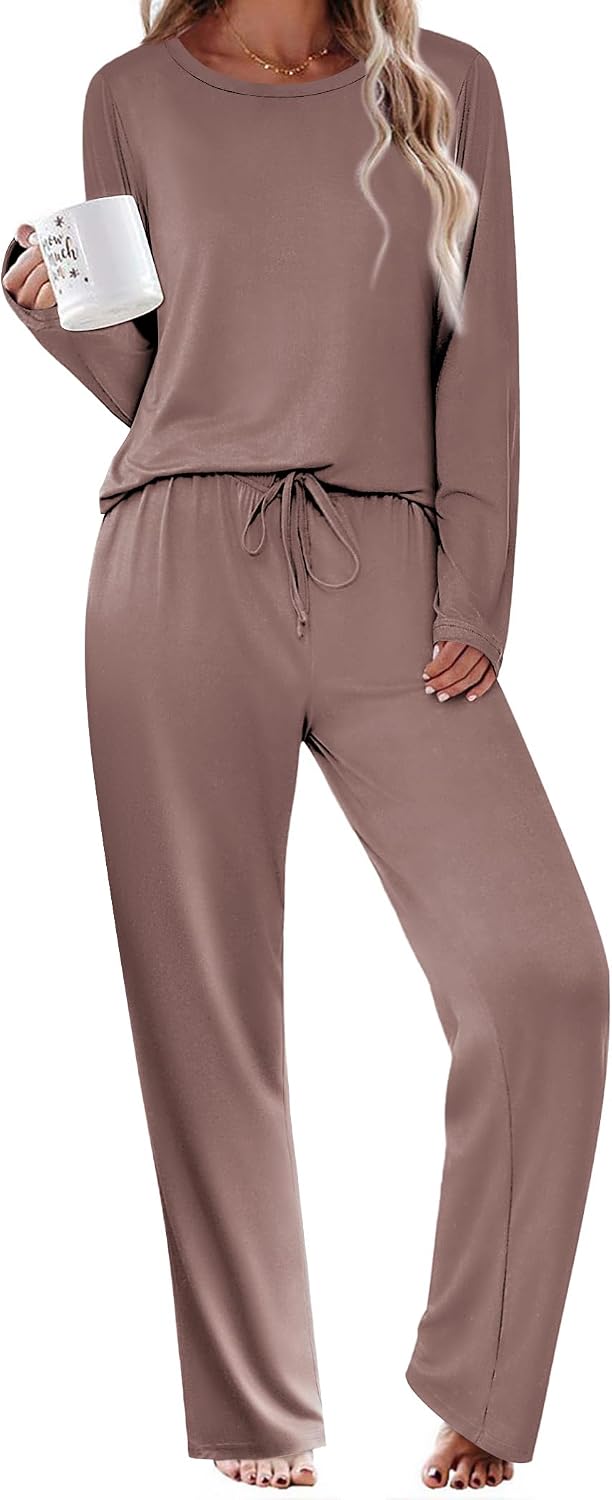 Detalle 2 de Ekouaer Women's Pajama Set in Knit Fabric