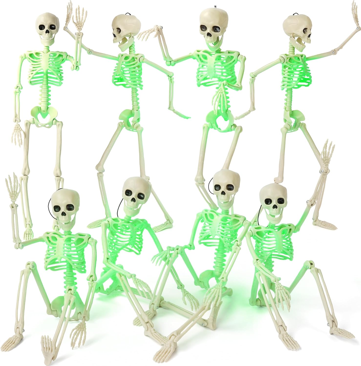 Detalle de Kelool Light-Up Skeleton Decorations, 16-Inch