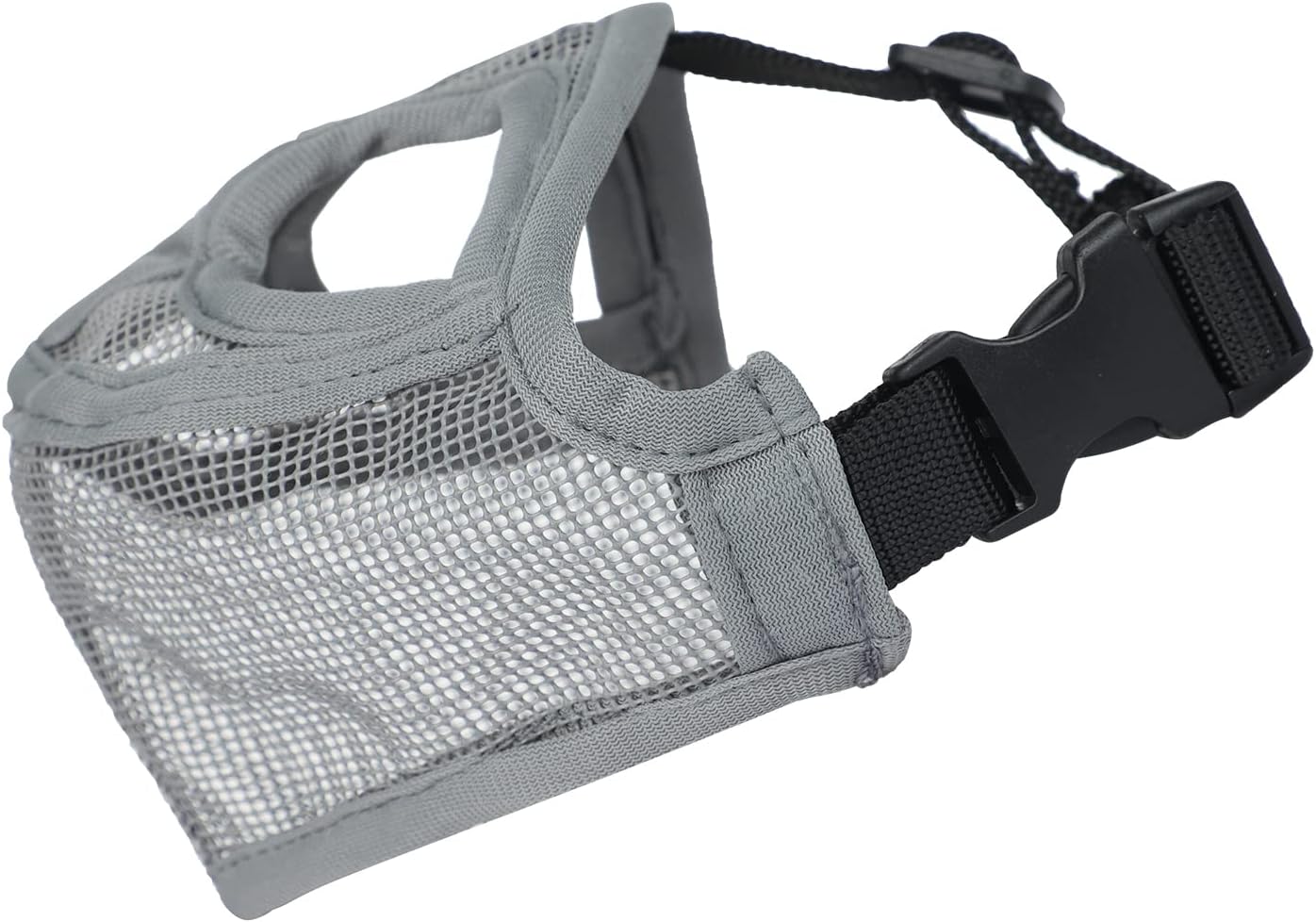 Thumbnail 4 de Short Snout Adjustable Mesh Dog Muzzle for Biting, Barking and Training (Bulldog, Pug, Shih Tzu, Pekingese)