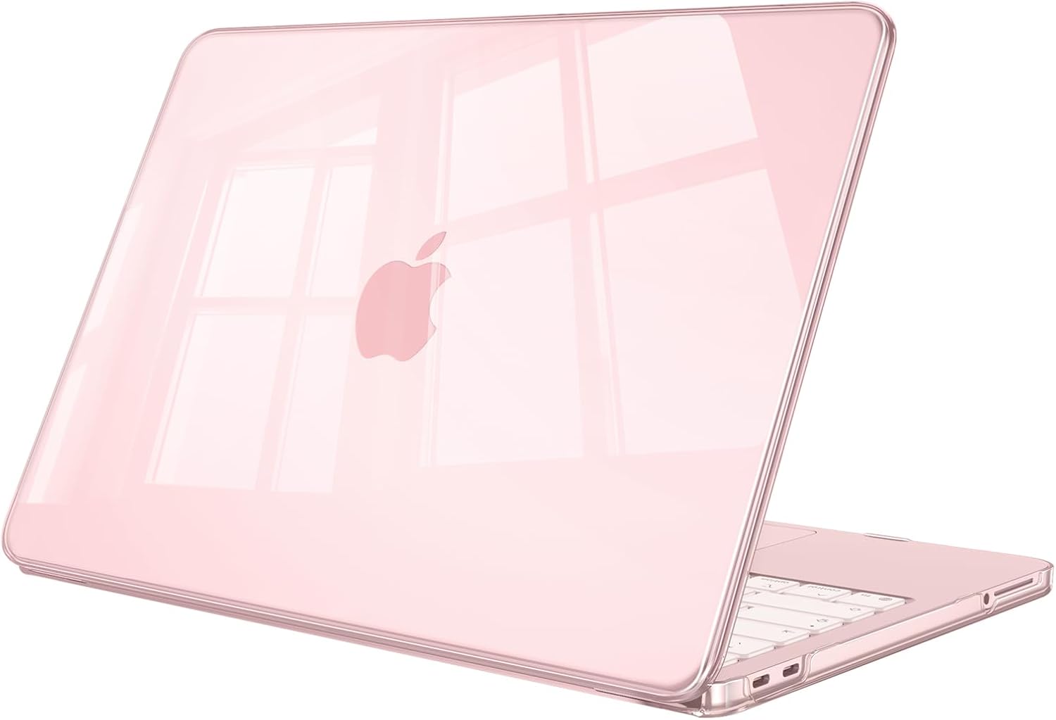 Detalle de FINTIE Crystal Clear Case for MacBook Neo 13-inch (2026) A3404 – Ultra Slim, Anti-Yellowing Hard Shell