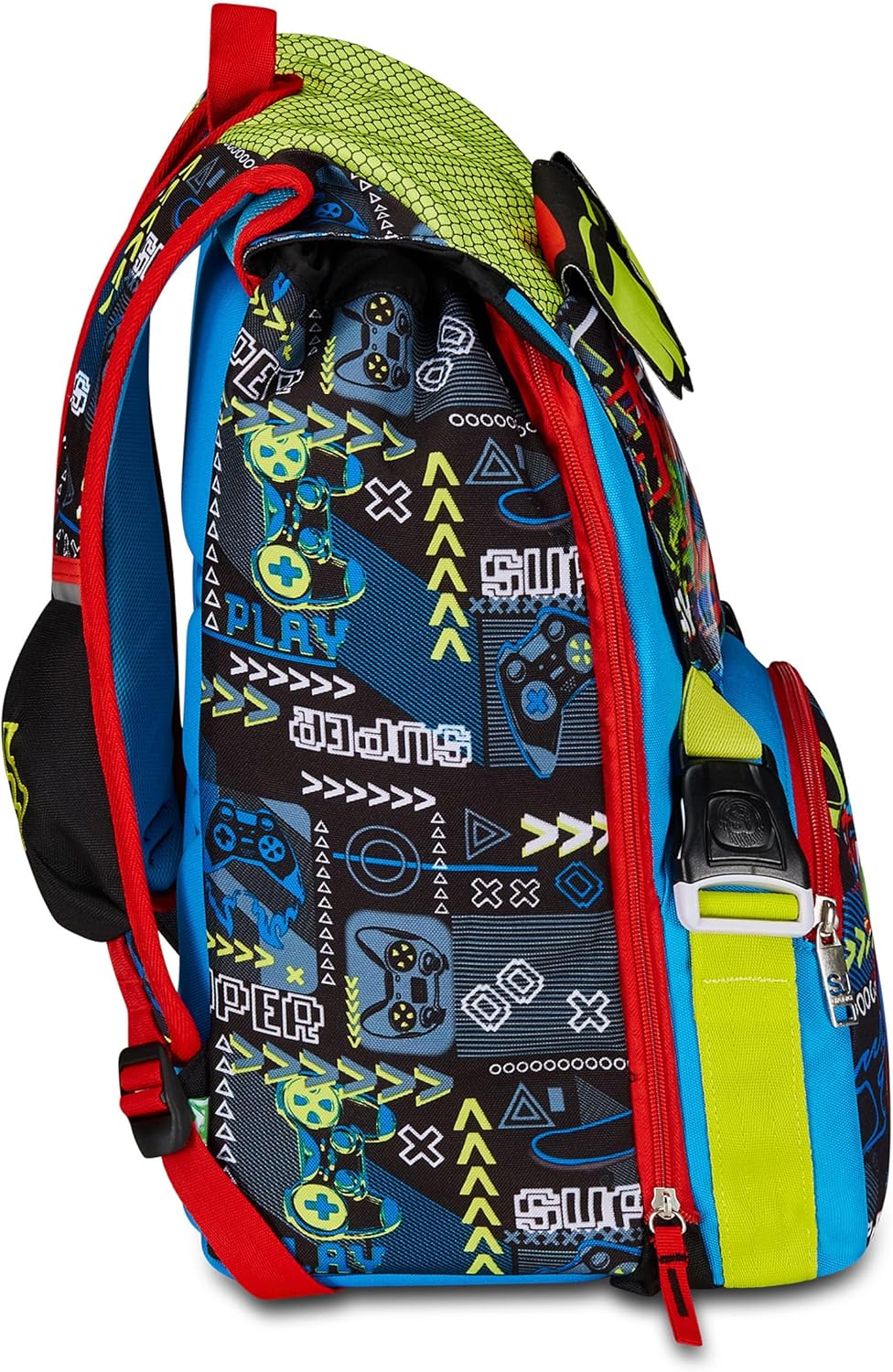 Detalle de SJ GANG STYLE JAM GANG Zaino Scuola Estensibile: stile, comfort e versatilità per bambini e ragazzi