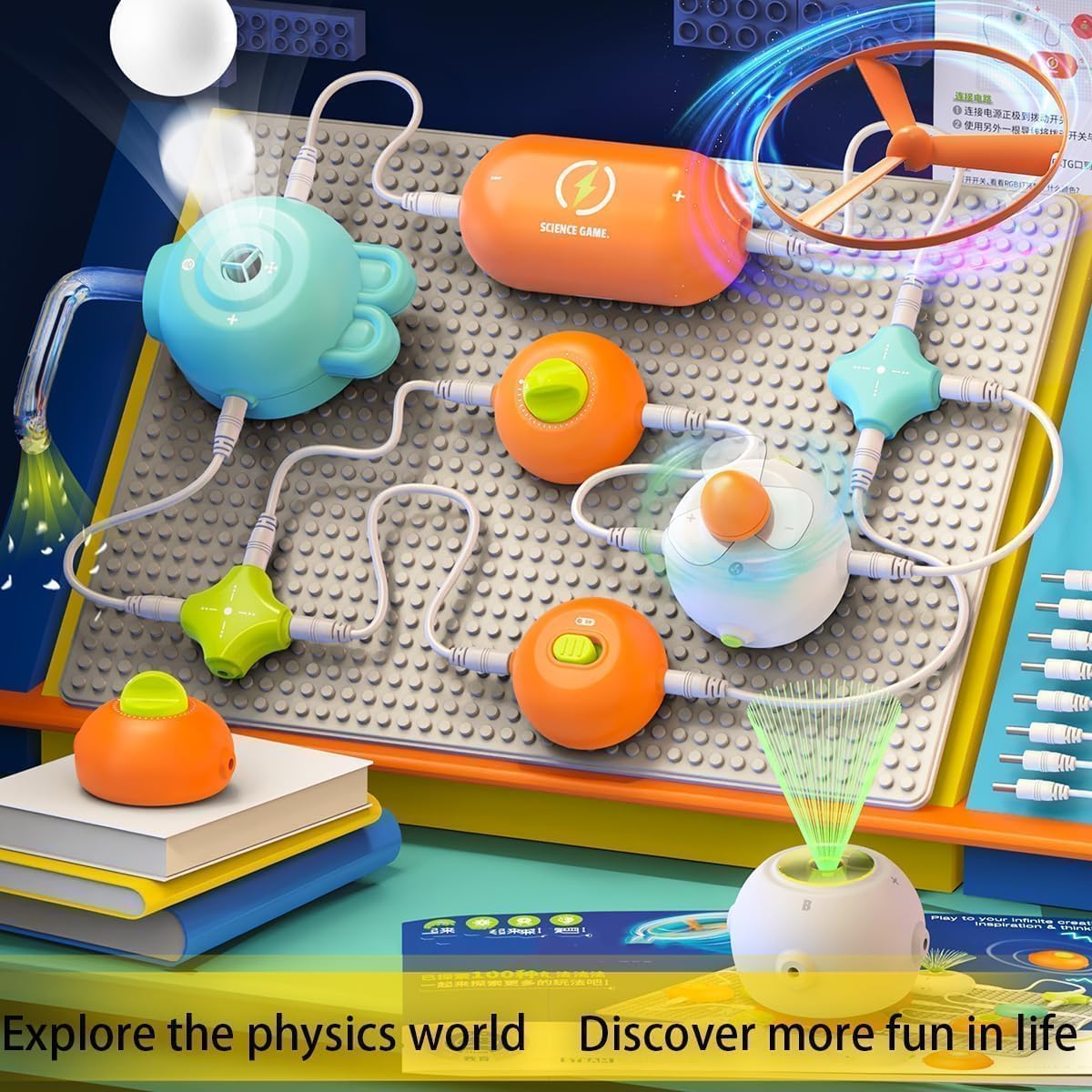 Thumbnail 2 de Kit di circuiti scientifici per bambini 34x25 cm