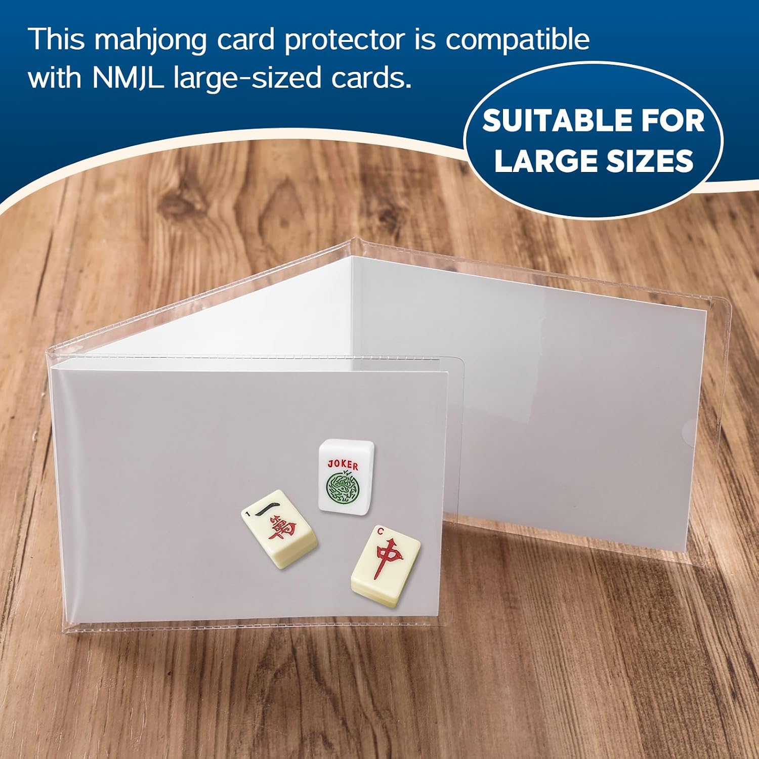 Thumbnail 5 de Mahjong Card Protective Sleeve 6 1/8 x 4 3/4 inches