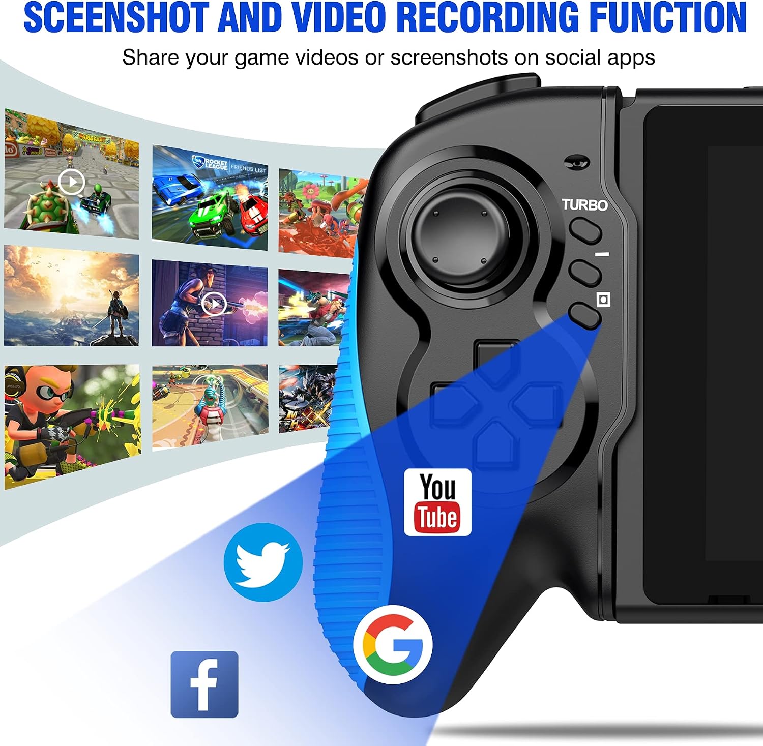 Thumbnail 5 de Switch Handle Hand Switch Pro Controller Turbo