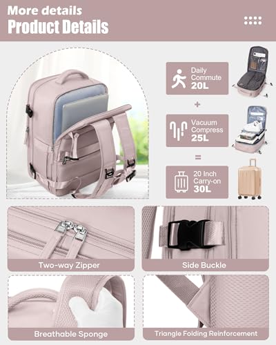 Thumbnail 8 de SZLX Mochila al vacío con bomba para viaje: máxima organización y ahorro de espacio