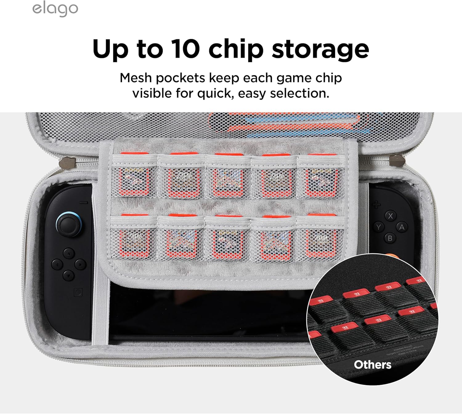 Thumbnail 4 de elago Étui de transport slim pour Nintendo Switch 2 (2025) avec 10 emplacements pour cartes