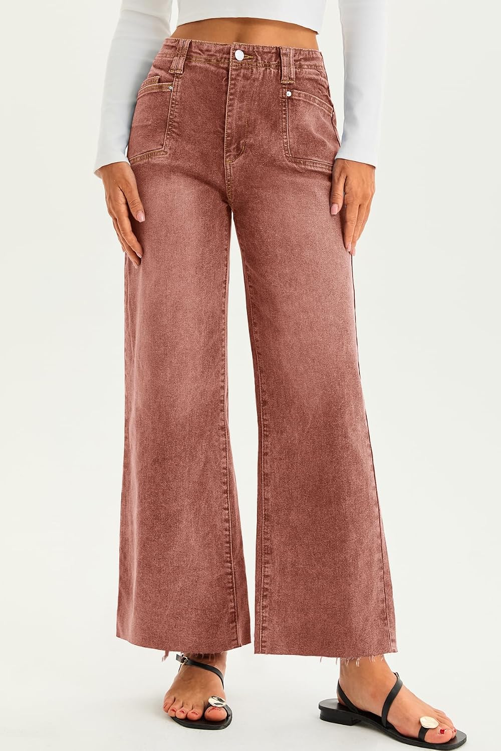 Thumbnail 6 de Cicy Bell High Waisted Cropped Jeans Capris