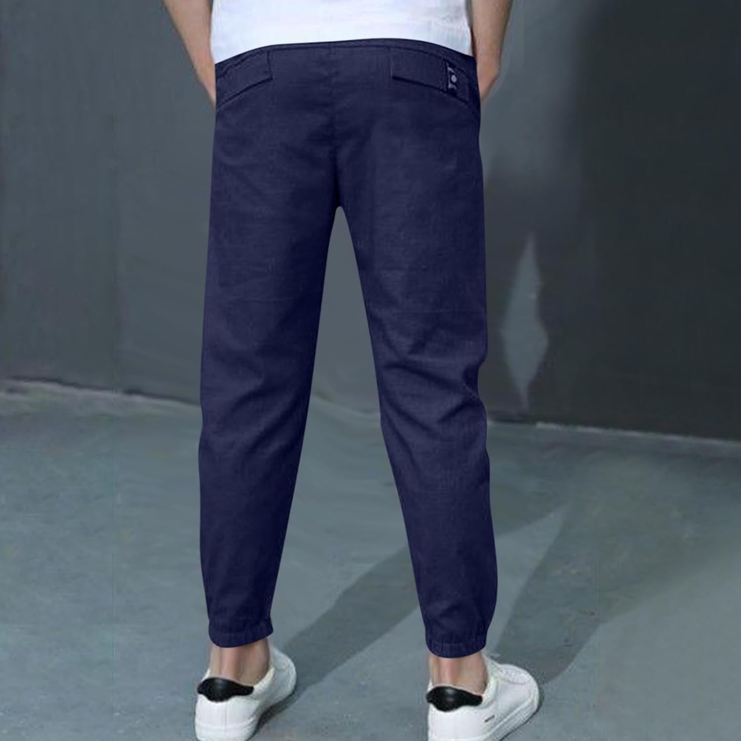 Detalle de DeHolifer: Confezione da 2 Pantaloni in Cotone e Lino per Ragazzi – Comfort Estivo ed Elastico