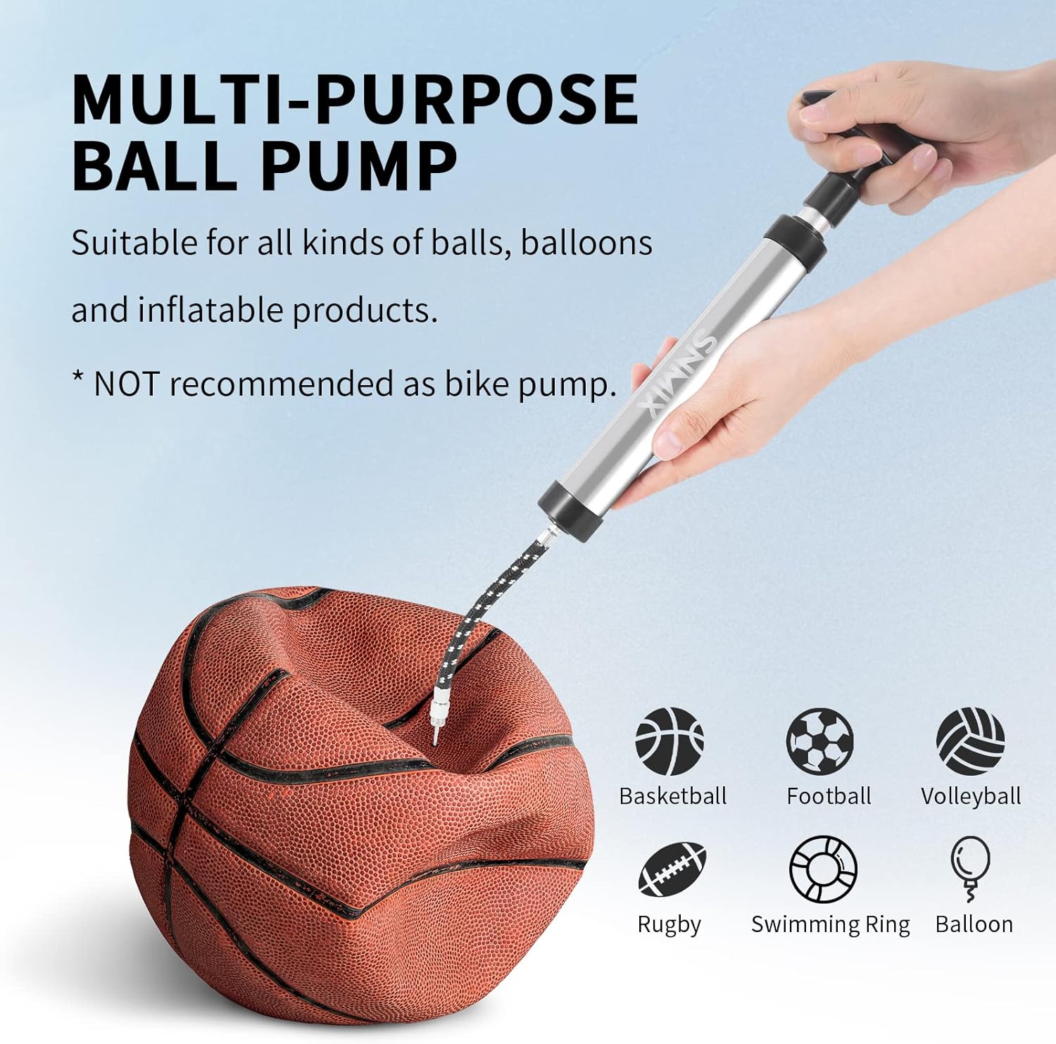 Thumbnail 1 de SNMIX Ball Pump Aluminium Alloy, Ergonomic