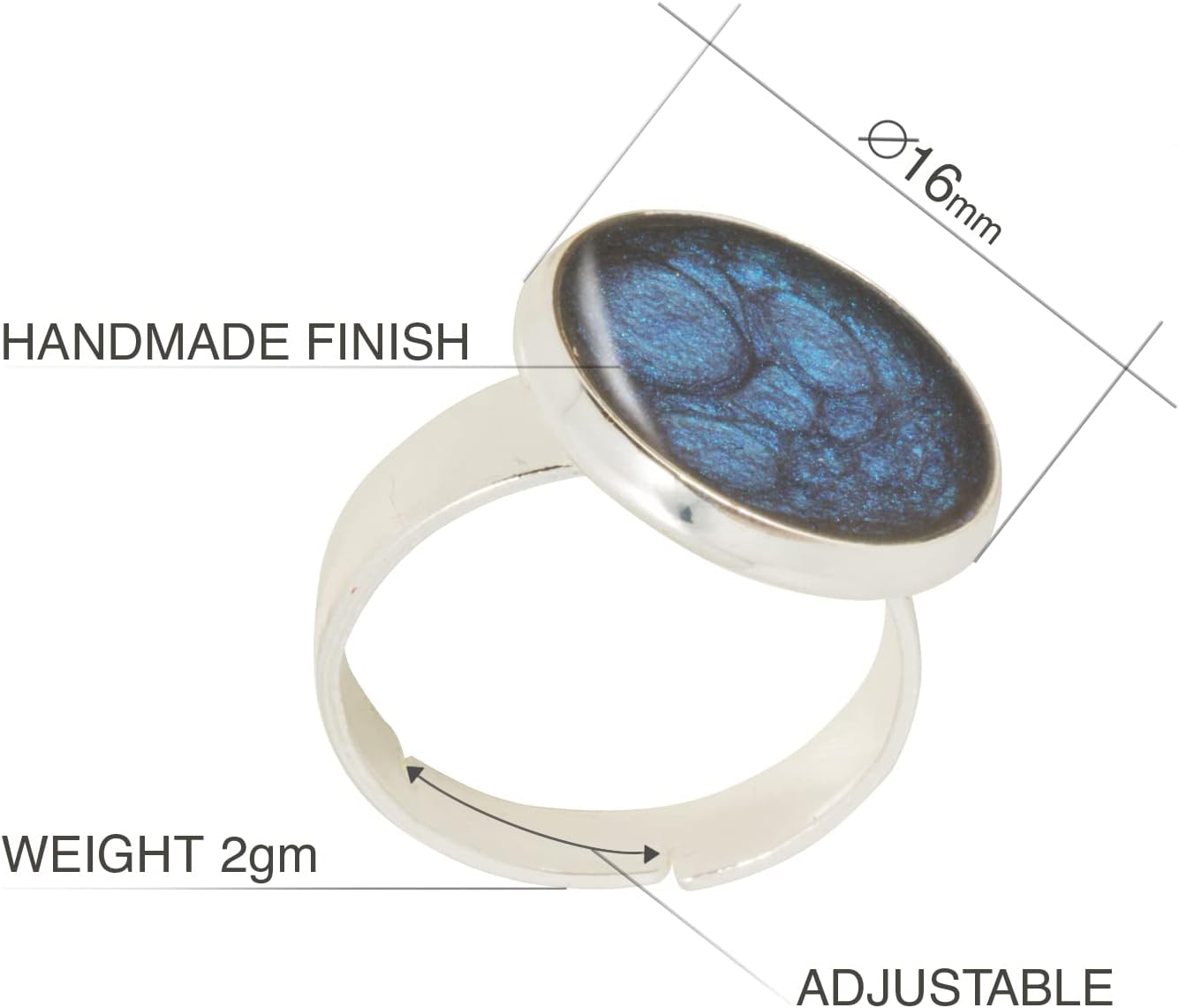 Detalle 2 de Dragon Porter Anillo Clásico 2.5 cm 💍