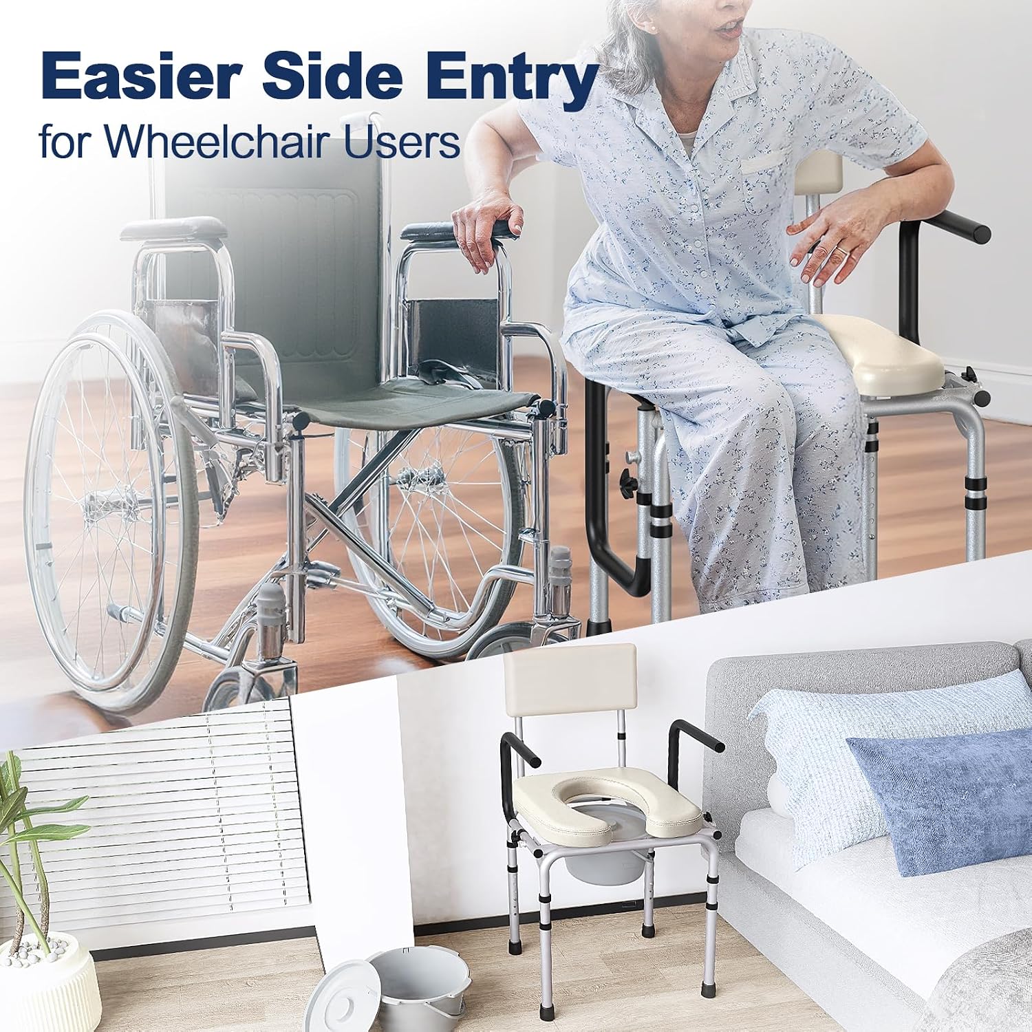 Thumbnail 6 de HolyHeal Bedside Commode M77