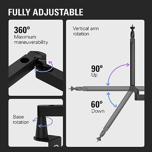 Thumbnail 3 de Elgato Wave Mic Arm Low Profile Microphone Boom Arm