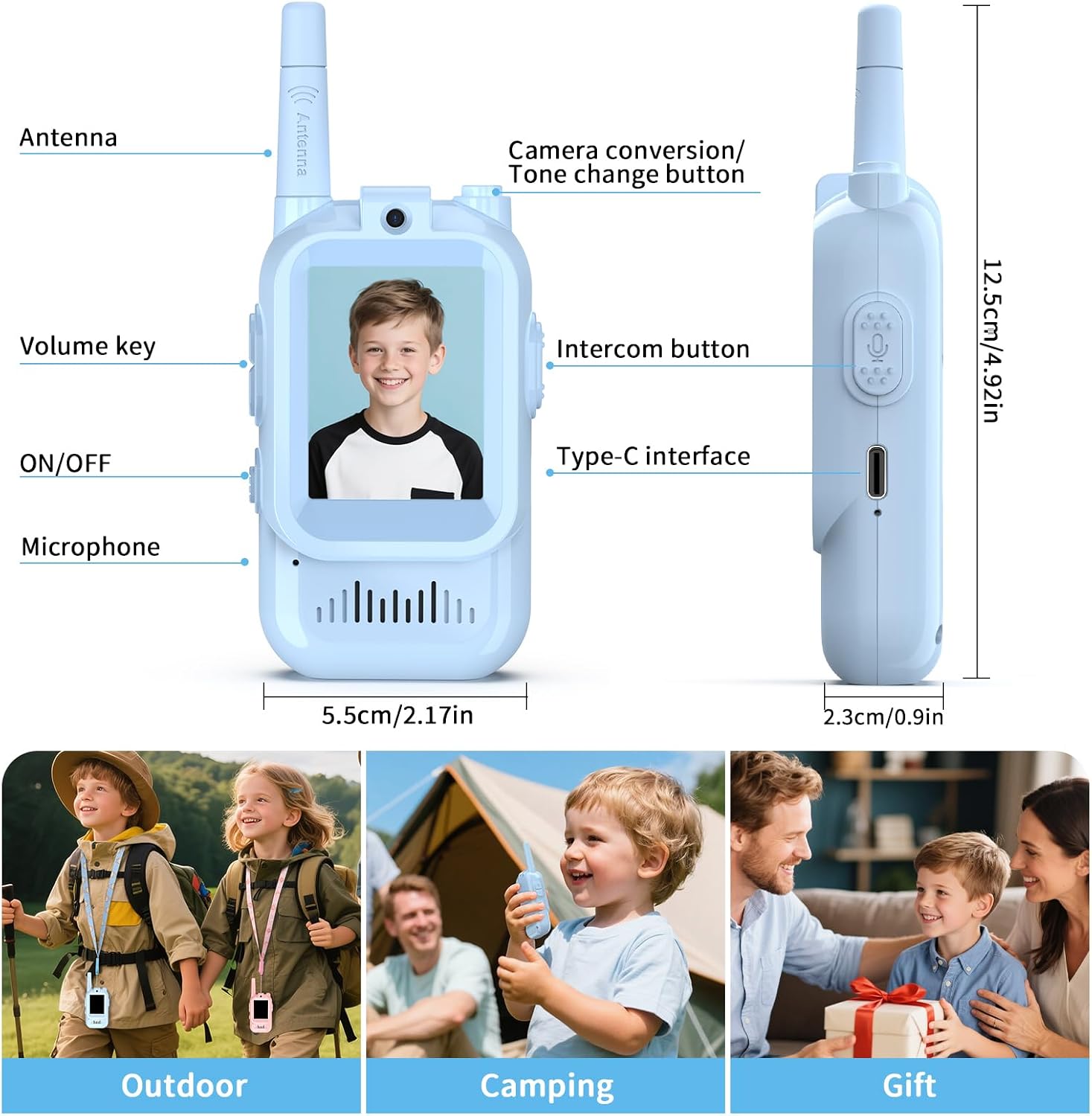 Thumbnail 6 de Video Walkie Talkies for Kids 150 m range