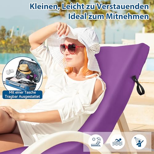 Thumbnail 1 de Novent Fitness Handtuch-Set aus Mikrofaser 120×50 cm mit Reißverschluss-Tasche (2er Set)