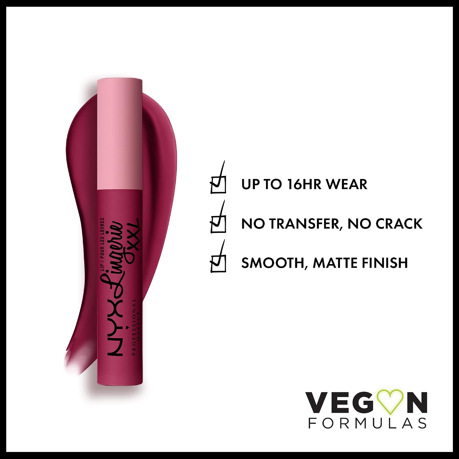 Detalle 2 de NYX Lip Lingerie XXL teinte Xxtended 16h đź’„
