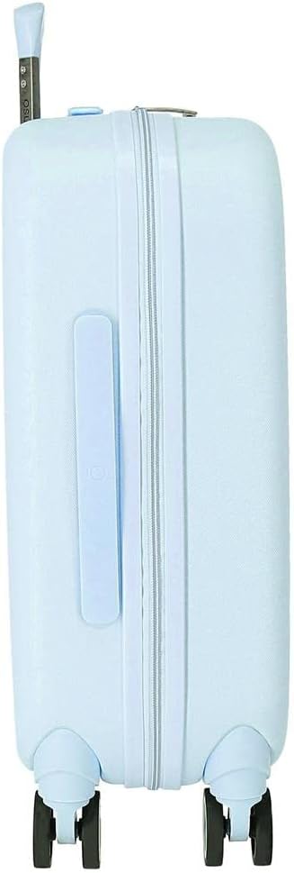 Detalle 2 de Enso Bonjour Valigia da Cabina Blu 40x55x20 cm — ABS Rigido, TSA Integrata, 37 L, 4 Doppie Ruote