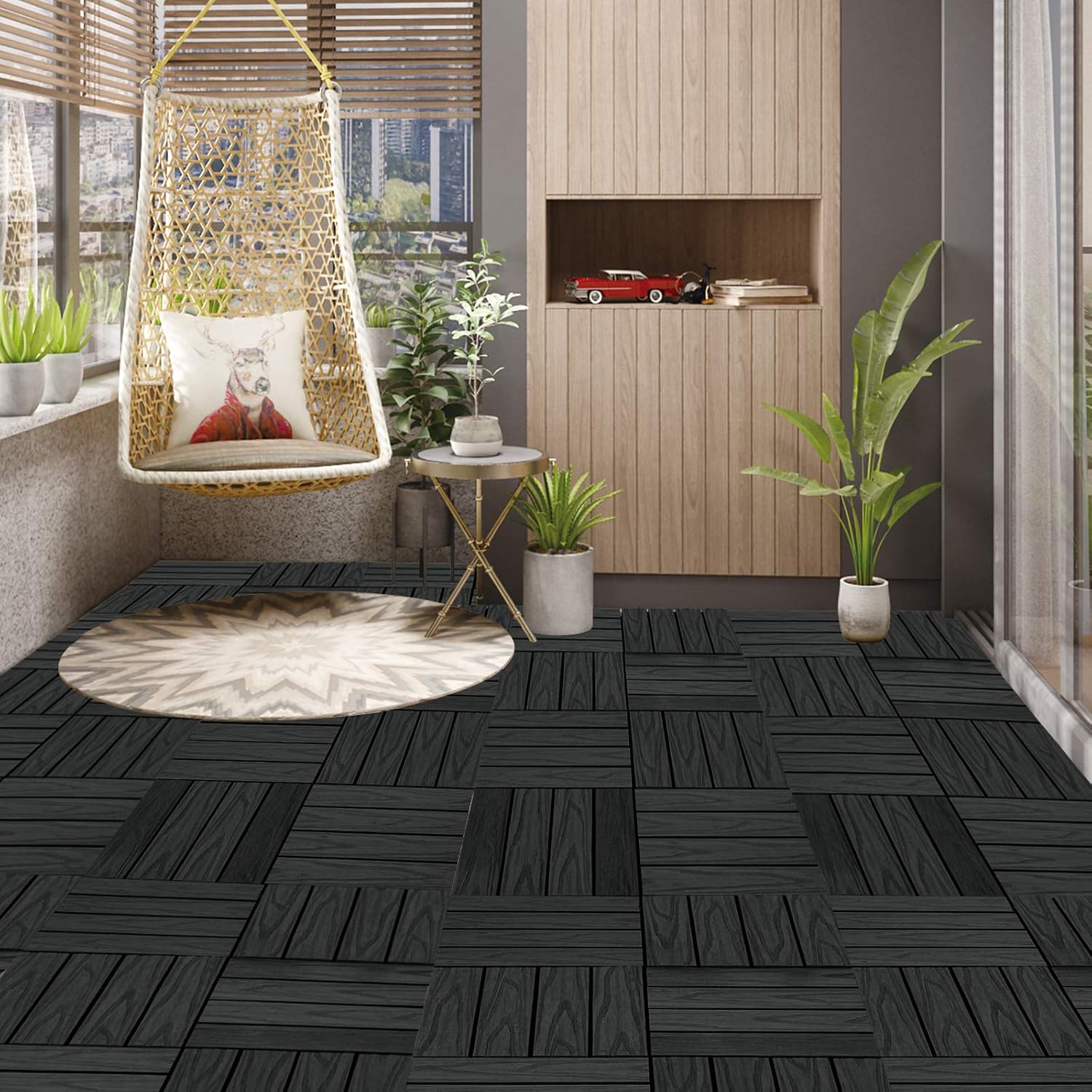 Detalle 2 de WOLTU 11x Suelo WPC para Exterior 1m²