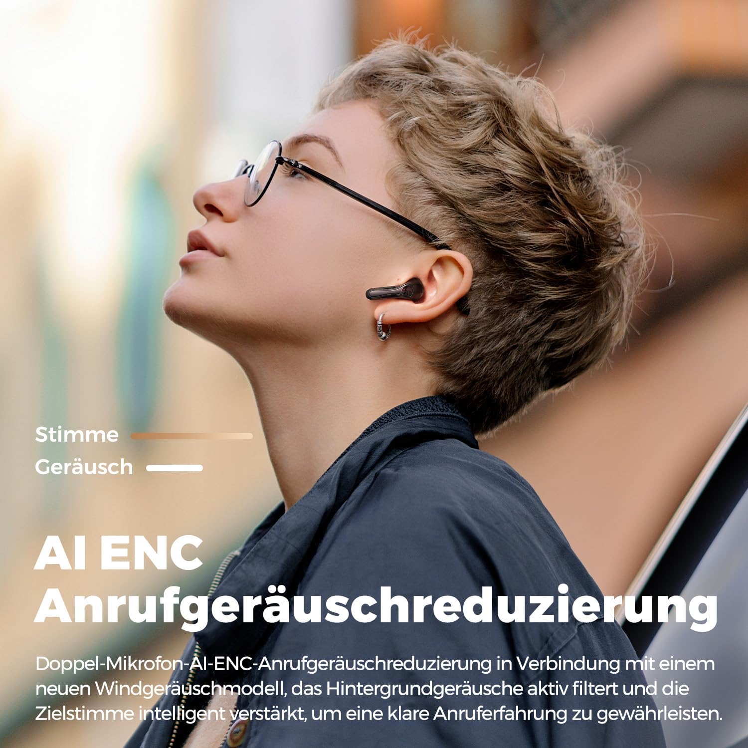 Detalle de SoundPEATS Air5 Lite Bluetooth Kopfhörer 30 Stunden Akku