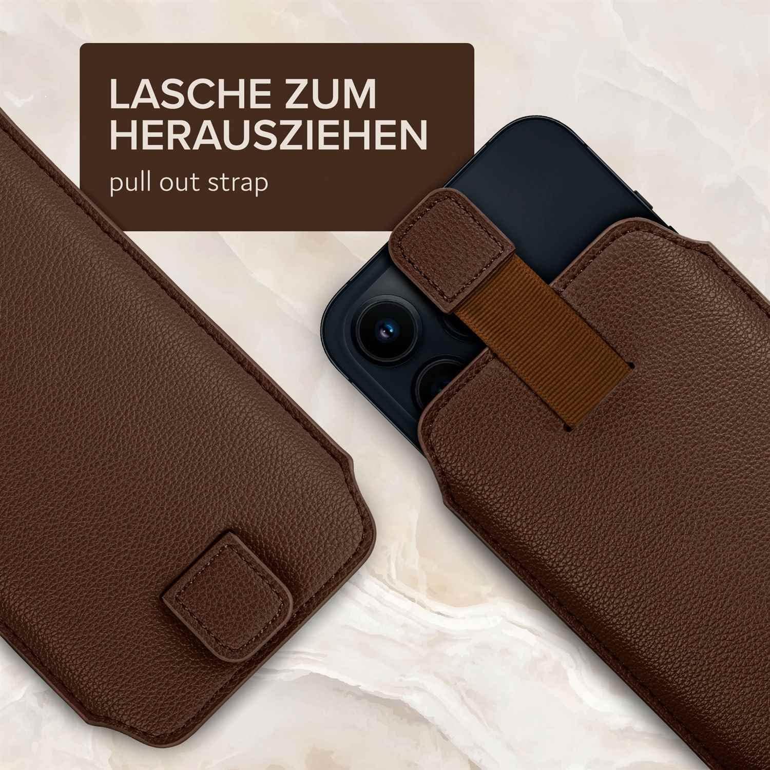 Thumbnail 3 de ONEFLOW Étui fin avec languette d’extraction pour iPhone SE (2020/2022) – Doublure microfibre et protection 360°
