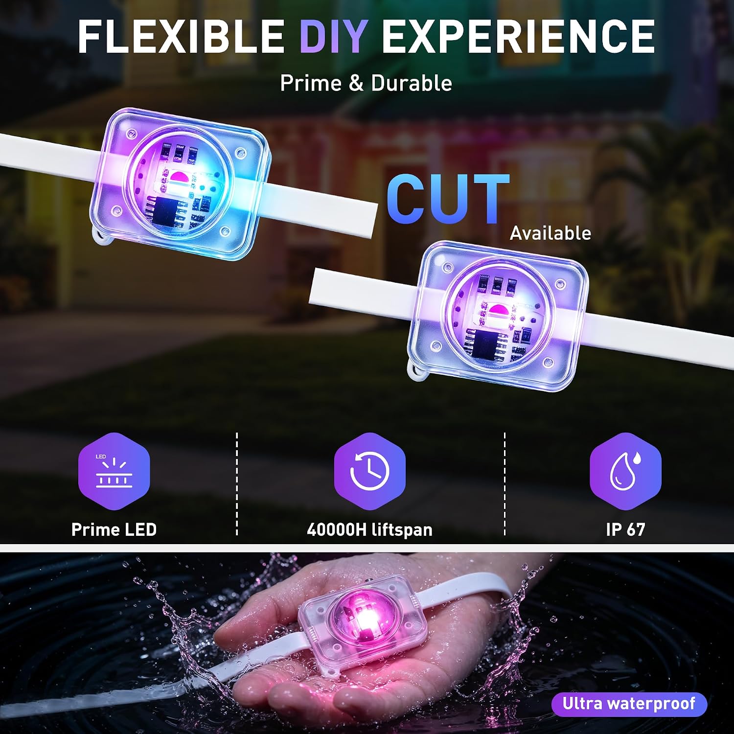 Thumbnail 6 de LITSOUL Permanent Outdoor Lights 600FT