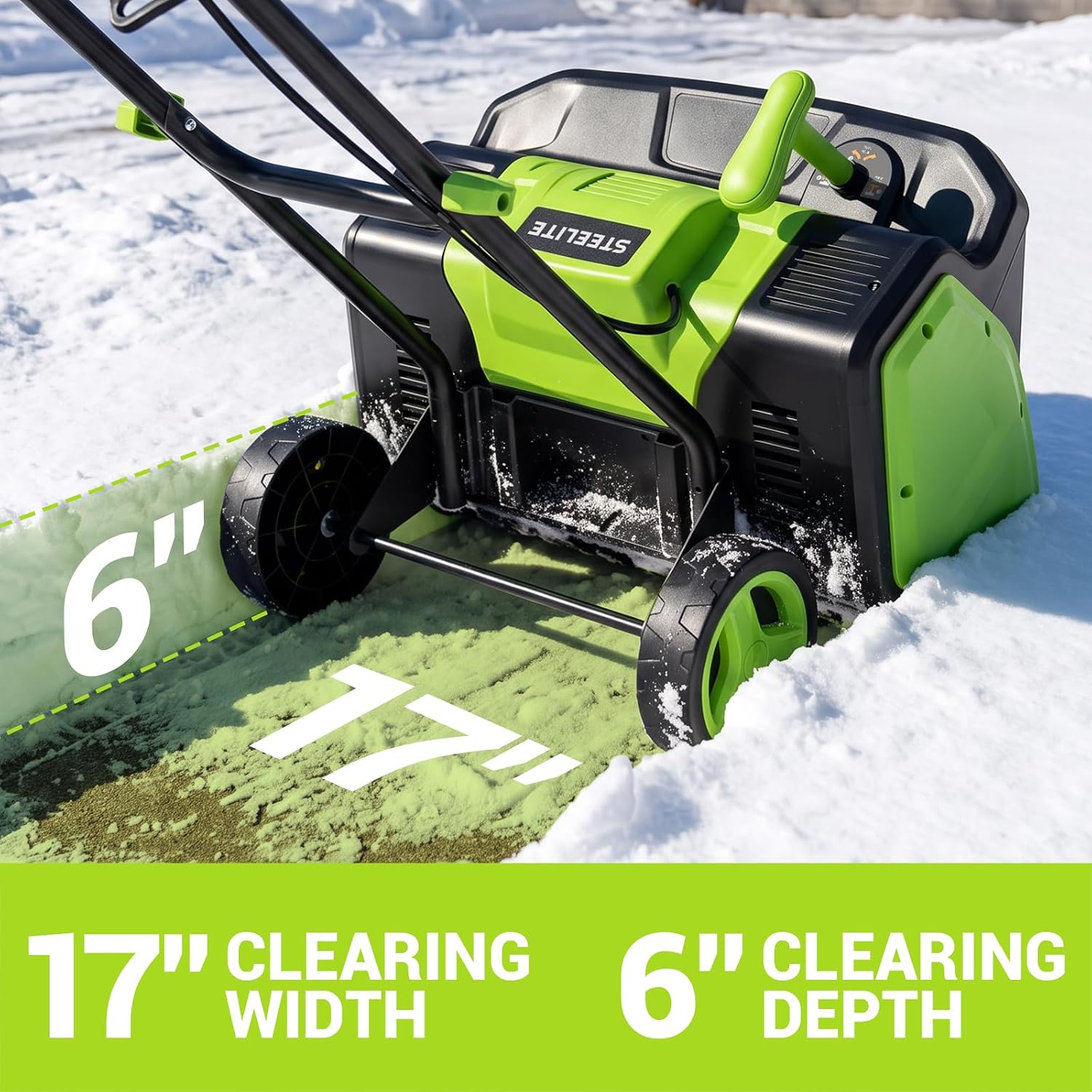Detalle de STEELITE Electric Snow Shovel 17-Inch