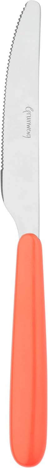 Thumbnail 4 de Grunwerg Bistro Cutlery, 16 Piece Set, Coral – 18/0 Stainless Steel with Rounded Handles
