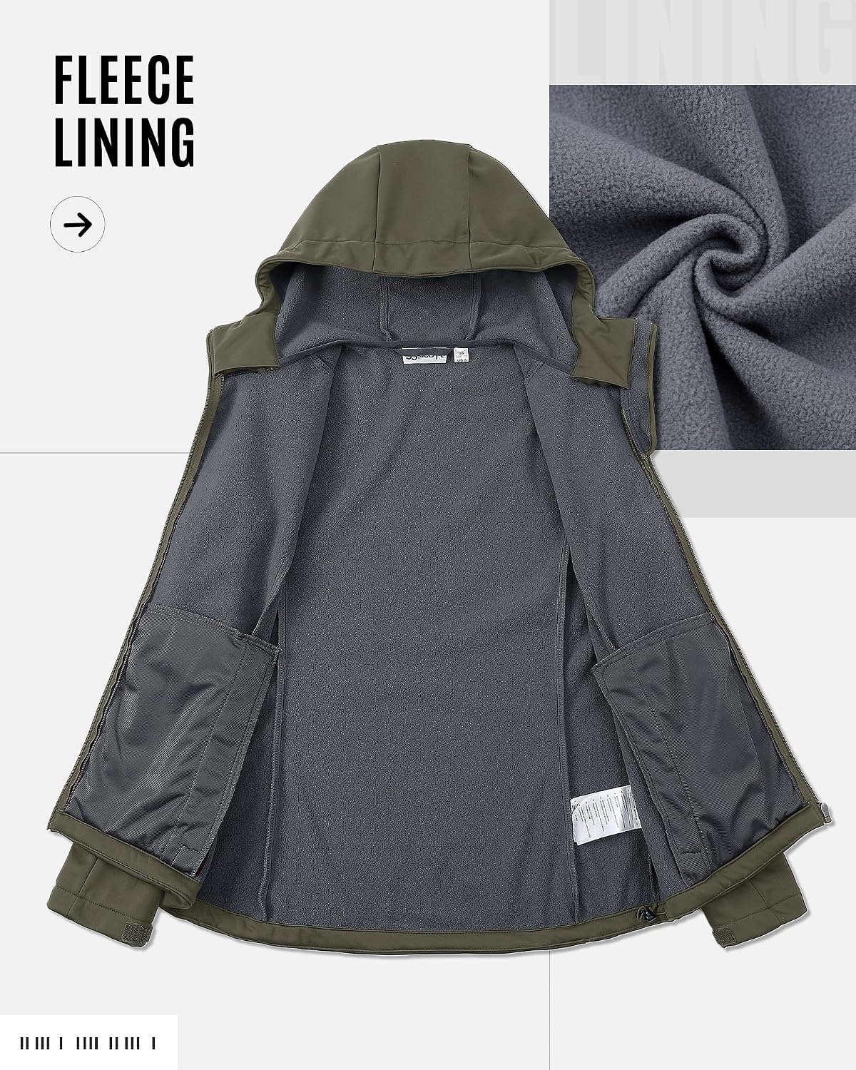 Detalle de 33,000ft Softshelljacke Damen mit 8.000 mm